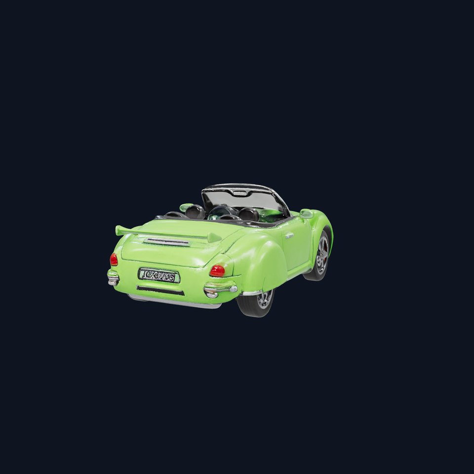 Lime Convertible Model Pack